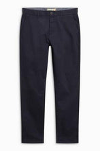 Load image into Gallery viewer, Navy Straight Fit Stretch Chinos - Allsport