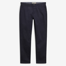 Load image into Gallery viewer, Navy Blue Straight Fit Stretch Chino Trousers - Allsport