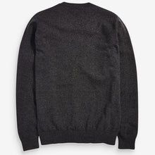 Load image into Gallery viewer, Charcoal Crew Neck Cotton Rich Jumper - Allsport