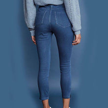 Load image into Gallery viewer, Dark Blue Jersey Cropped Leggings - Allsport