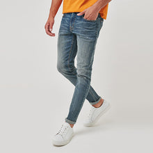 Load image into Gallery viewer, Vintage Wash Slim Fit Motion Flex Stretch Jeans