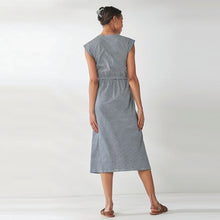 Load image into Gallery viewer, NAVY STRIPE TEE DRES - Allsport