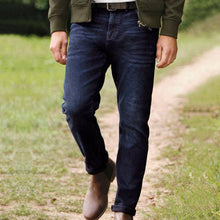 Load image into Gallery viewer, Bleach Belted Jeans With Stretch - Allsport