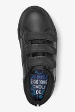 Load image into Gallery viewer, Black Leather Triple Strap Shoes - Allsport