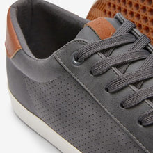 Load image into Gallery viewer, Grey Perforated Trainers - Allsport
