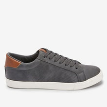 Load image into Gallery viewer, Grey Perforated Trainers - Allsport