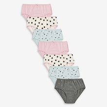 Load image into Gallery viewer, Pink/Green/Cream Scandi 7 Pack Briefs (1.5-12yrs)