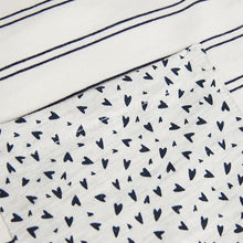 Load image into Gallery viewer, Navy Stripe Cotton Short Set Pyjamas - Allsport