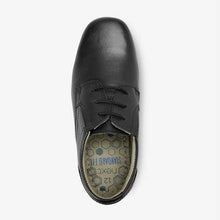 Load image into Gallery viewer, Black Leather Formal Lace-Up Shoes (Older) - Allsport