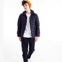 Load image into Gallery viewer, Black Shower Resistant Puffer Jacket (3-12yrs) - Allsport