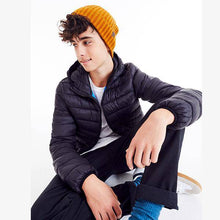 Load image into Gallery viewer, Black Shower Resistant Puffer Jacket (3-12yrs) - Allsport