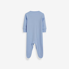Load image into Gallery viewer, Bleu Dinosaur 3 Pack Appliqué Character Sleepsuits (0-18mths) - Allsport