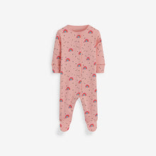 Load image into Gallery viewer, Bleu Dinosaur 3 Pack Appliqué Character Sleepsuits (0-18mths) - Allsport