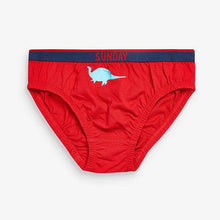 Load image into Gallery viewer, Multi 7 Pack Dino Days Of The Week Briefs (1.5-10yrs) - Allsport