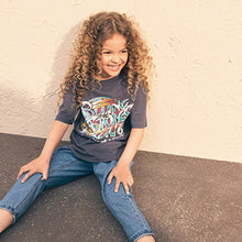 Load image into Gallery viewer, Charcoal Grey Rolling Stones T-Shirt (3-12yrs) - Allsport