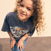 Load image into Gallery viewer, Charcoal Grey Rolling Stones T-Shirt (3-12yrs) - Allsport