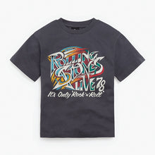 Load image into Gallery viewer, Charcoal Grey Rolling Stones T-Shirt (3-12yrs) - Allsport
