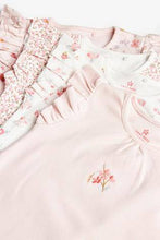 Load image into Gallery viewer, Pink 4 Pack Floral Rompers (up to 18 months) - Allsport
