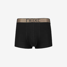 Load image into Gallery viewer, Black Metallic Wraisband Hipster Boxers 4 Pack - Allsport
