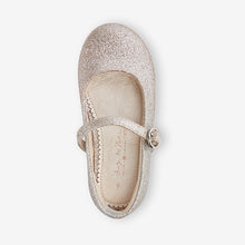 Load image into Gallery viewer, Silver and Gold Ombre Glitter Mary Jane Occasion Shoes (Younger Girls) - Allsport