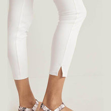 Load image into Gallery viewer, White Jersey Cropped Leggings - Allsport