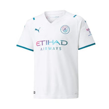 Load image into Gallery viewer, Man City Away Replica Youth Jersey 21/22