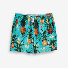 Load image into Gallery viewer, Pineapple Print Swim Shorts - Allsport