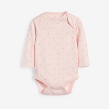 Load image into Gallery viewer, Pink 4 Pack Bunny Long Sleeve Bodysuits (0mths-18mths)
