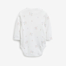 Load image into Gallery viewer, Pink 4 Pack Bunny Long Sleeve Bodysuits (0mths-18mths)