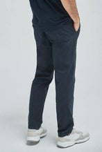 Load image into Gallery viewer, Navy Tapered Fit Elasticated Waist Trousers - Allsport