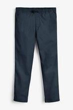 Load image into Gallery viewer, Navy Tapered Fit Elasticated Waist Trousers - Allsport