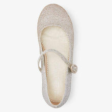 Load image into Gallery viewer, Silver/Gold Glitter Heeled Mary Jane Shoes (Older) - Allsport
