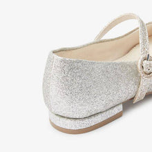 Load image into Gallery viewer, Silver/Gold Glitter Heeled Mary Jane Shoes (Older) - Allsport