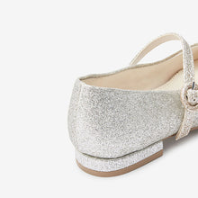 Load image into Gallery viewer, Silver/Gold Glitter Occasion Mary Jane Shoes (Older Girls) - Allsport
