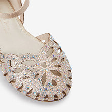 Load image into Gallery viewer, Scalloped Edge Sparkle Occasion Shoes (Older Girls) - Allsport