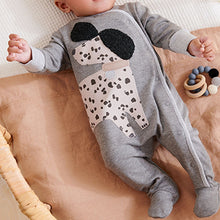 Load image into Gallery viewer, Monochrome Dog Baby 3 Pack Sleepsuits (0mths-18mths) - Allsport