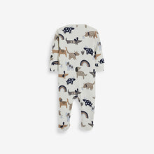 Load image into Gallery viewer, Monochrome Dog Baby 3 Pack Sleepsuits (0mths-18mths) - Allsport