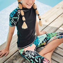 Load image into Gallery viewer, Black Palm 2 Piece Sunsafe Set (3-12yrs) - Allsport