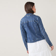 Load image into Gallery viewer, Mid Blue Denim Jacket