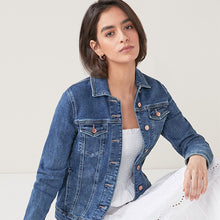 Load image into Gallery viewer, Mid Blue Denim Jacket