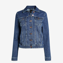 Load image into Gallery viewer, Mid Blue Denim Jacket