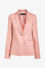 Load image into Gallery viewer, Pink Linen Blend Blazer - Allsport