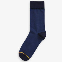 Load image into Gallery viewer, Navy Pattern Socks Five Pack - Allsport