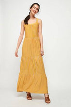 Load image into Gallery viewer, Ochre Tiered Maxi Dress - Allsport