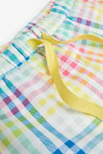 Load image into Gallery viewer, Yellow Check Broderie Rib Short Set - Allsport
