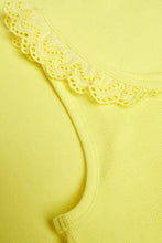 Load image into Gallery viewer, Yellow Check Broderie Rib Short Set - Allsport