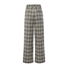 Load image into Gallery viewer, Neutral Check Wide Leg Trousers