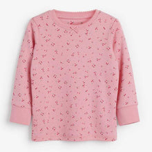 Load image into Gallery viewer, Pink 3 Pack Ditsy Floral Print Cotton Snuggle Pyjamas (9mths-8yrs) - Allsport