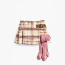 Load image into Gallery viewer, Pink Younger Girls Kilt And Tights Set (3mths-6yrs) - Allsport