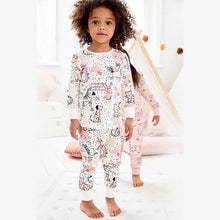 Load image into Gallery viewer, Pink/White 3 Pack Unicorn Snuggle Pyjamas (9mths-7yrs) - Allsport